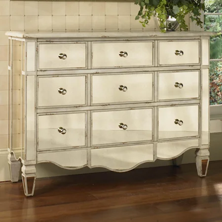 Mirrored Accent Chest